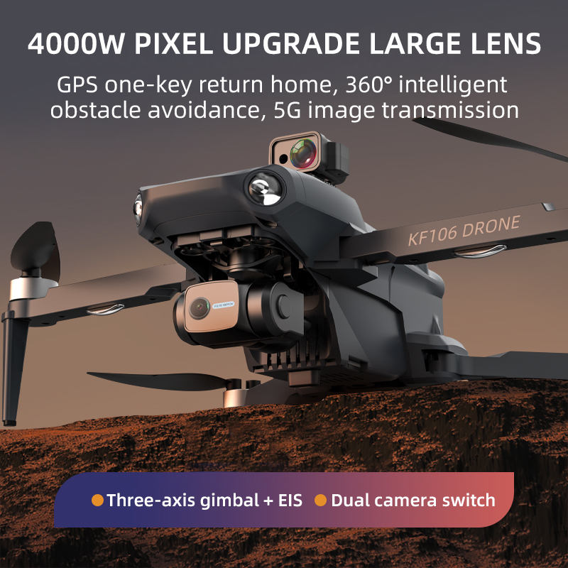 2022 NEW KF106 Max Drone 8K Pr - огляд і ціна Rc Helicopter Charger