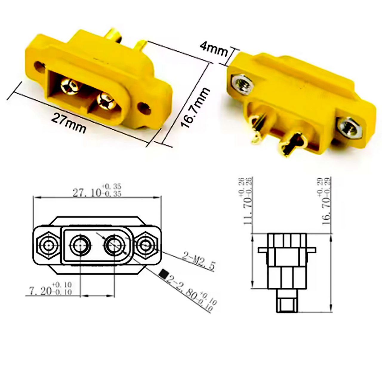 5/10pcs Amass XT60E Male Femal - огляд і ціна Rc Helicopter Large