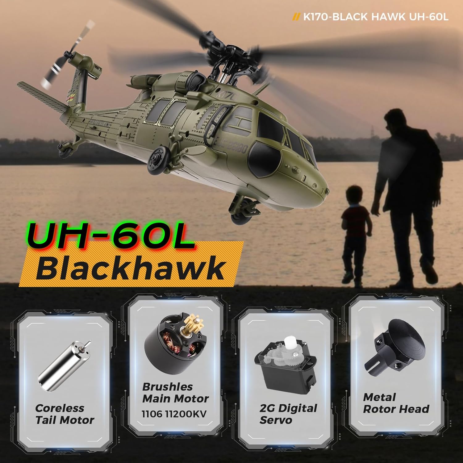 WLtoys K170 Brushless 4-CH RC  - огляд і ціна Rc Helicopter Charger