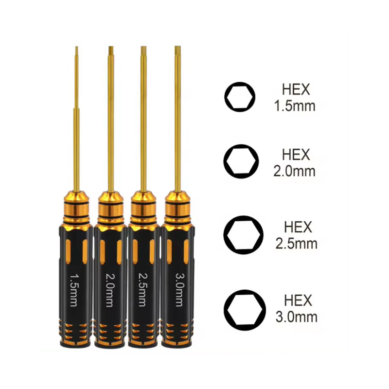 4pcs Hex Screw Driver Set Tita - огляд і ціна Rc Helicopter Tool Kit