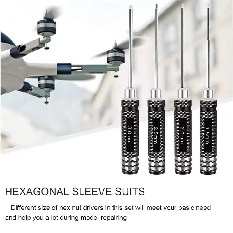 Hex Driver Set 1.5/2.0/2.5/3.0 - огляд і ціна Rc Helicopter Tool Kit