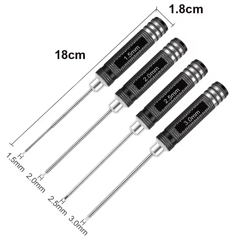 Hex Driver Set 1.5/2.0/2.5/3.0 - огляд і ціна Rc Helicopter Tool Kit