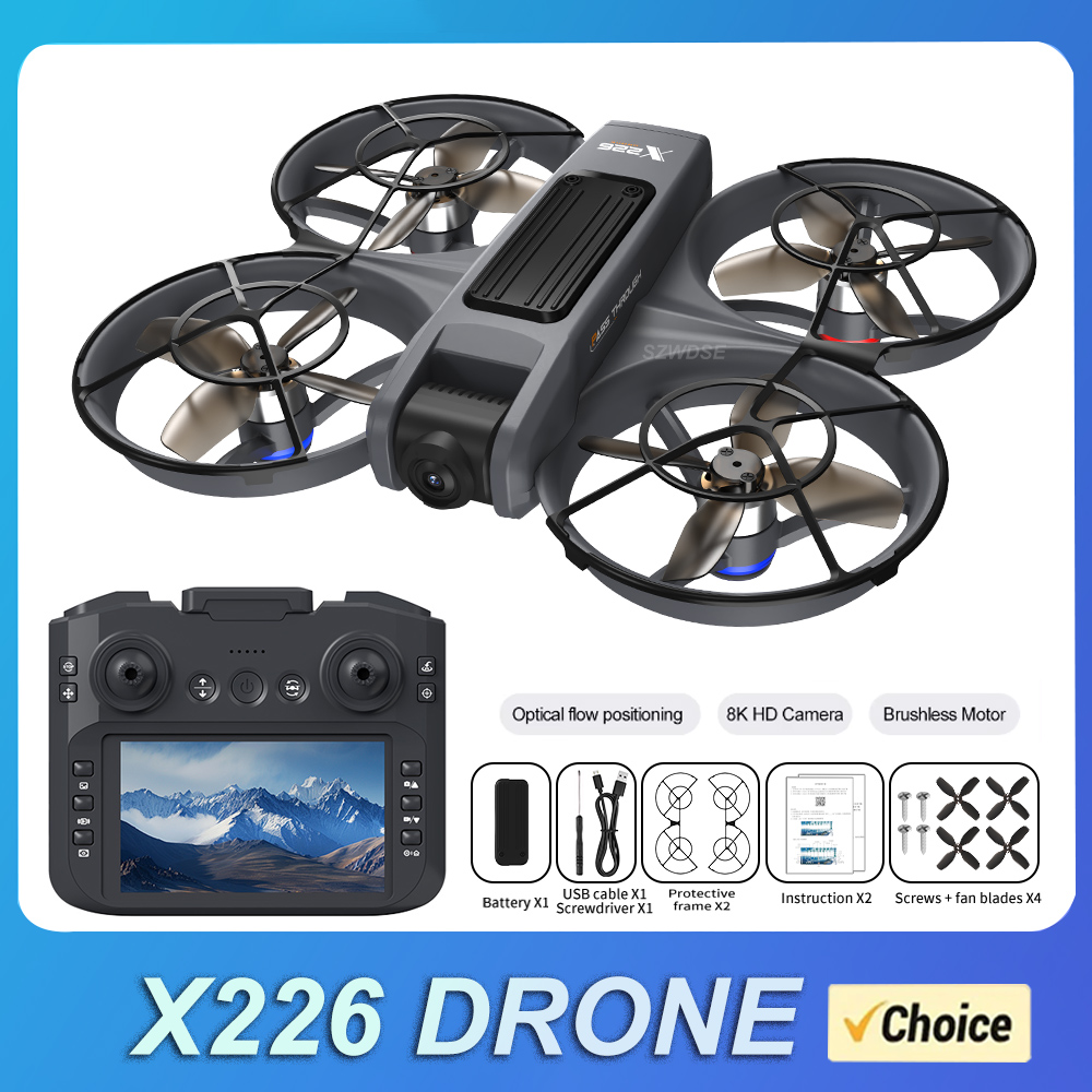 NEW X226 RC Drone 2.4G 5G WIFI - огляд і ціна Rc Helicopter Electric