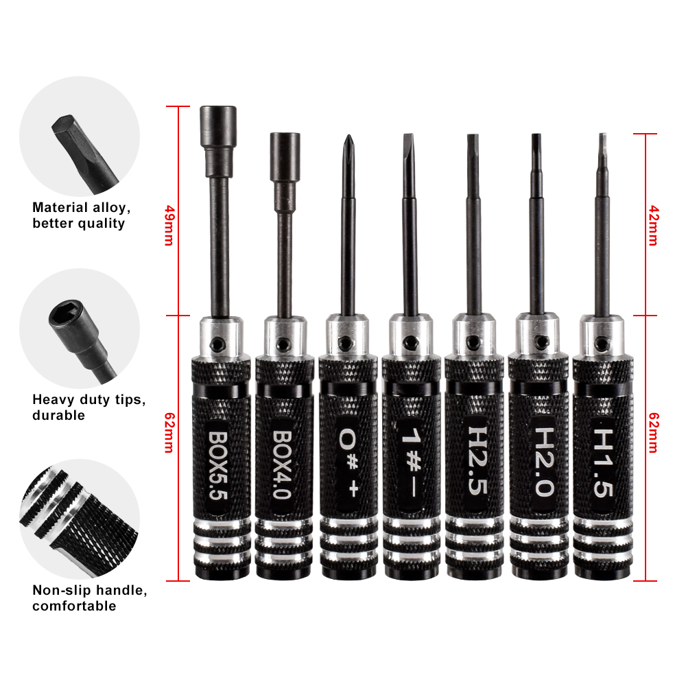 9IMOD RC Hex Driver Set Metal  - огляд і ціна Rc Helicopter Tool Kit